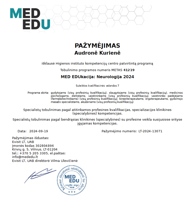 Neurologija 2024